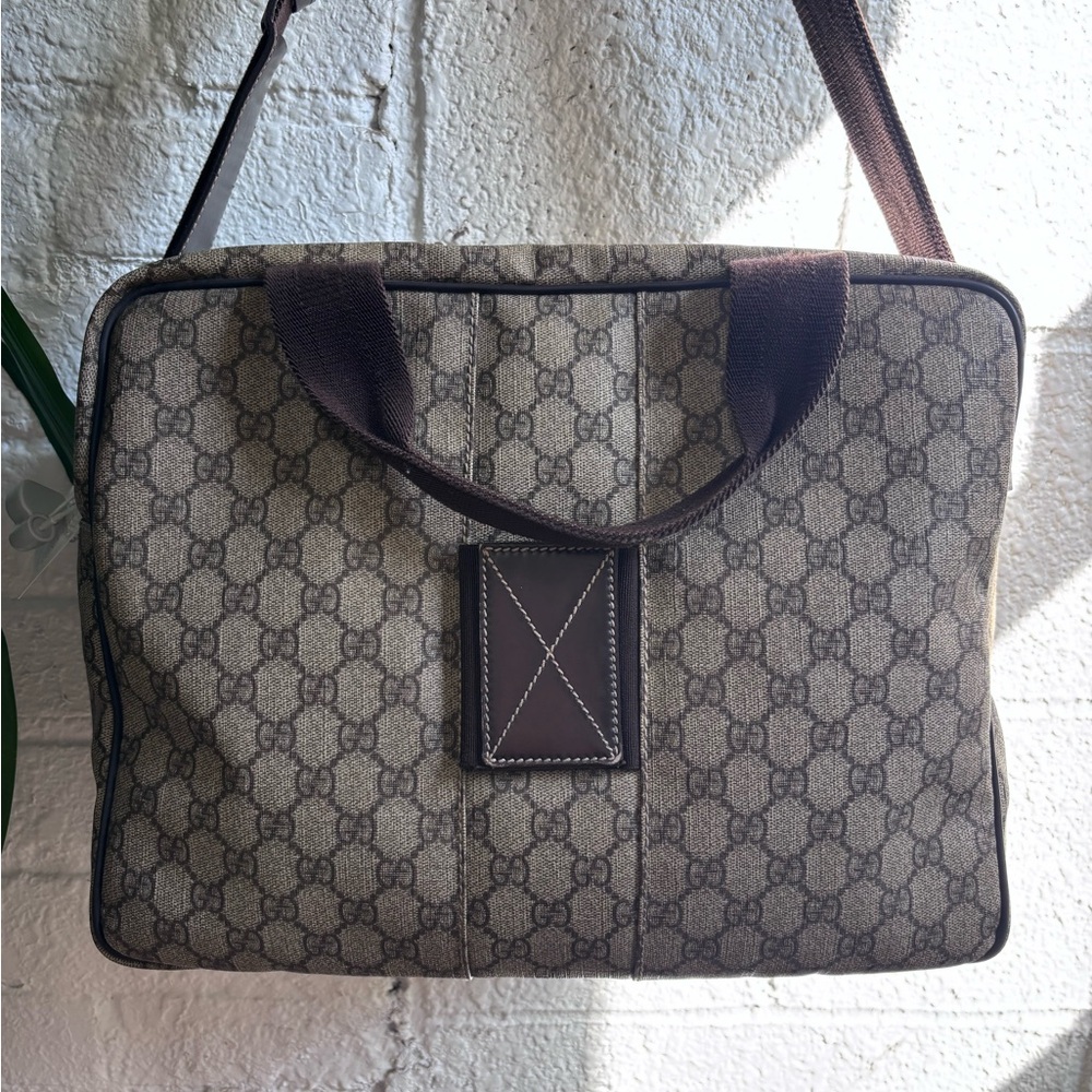 Gucci GG Plus Monogram Interlocking G Briefcase - image 4